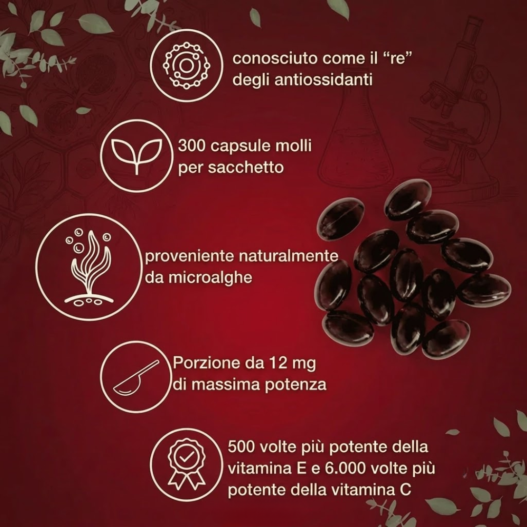 Oname Astaxantina 12mg — Reni sotto controllo? Il primo passo per proteggerli inizia da qui.