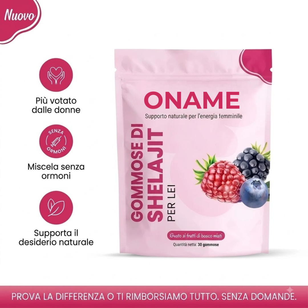 Oname | Caramelle allo shelajit