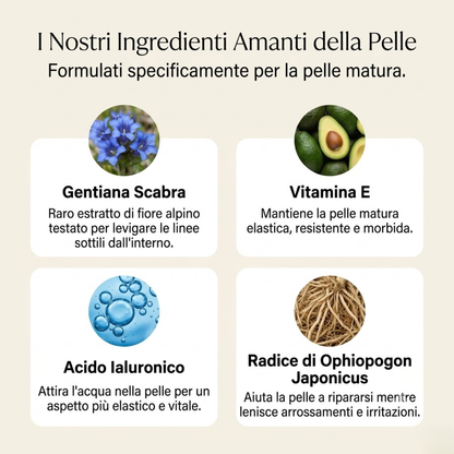 Oname™ Fondotinta Antietà SPF 50 – Si Adatta al Tuo Tono di Pelle