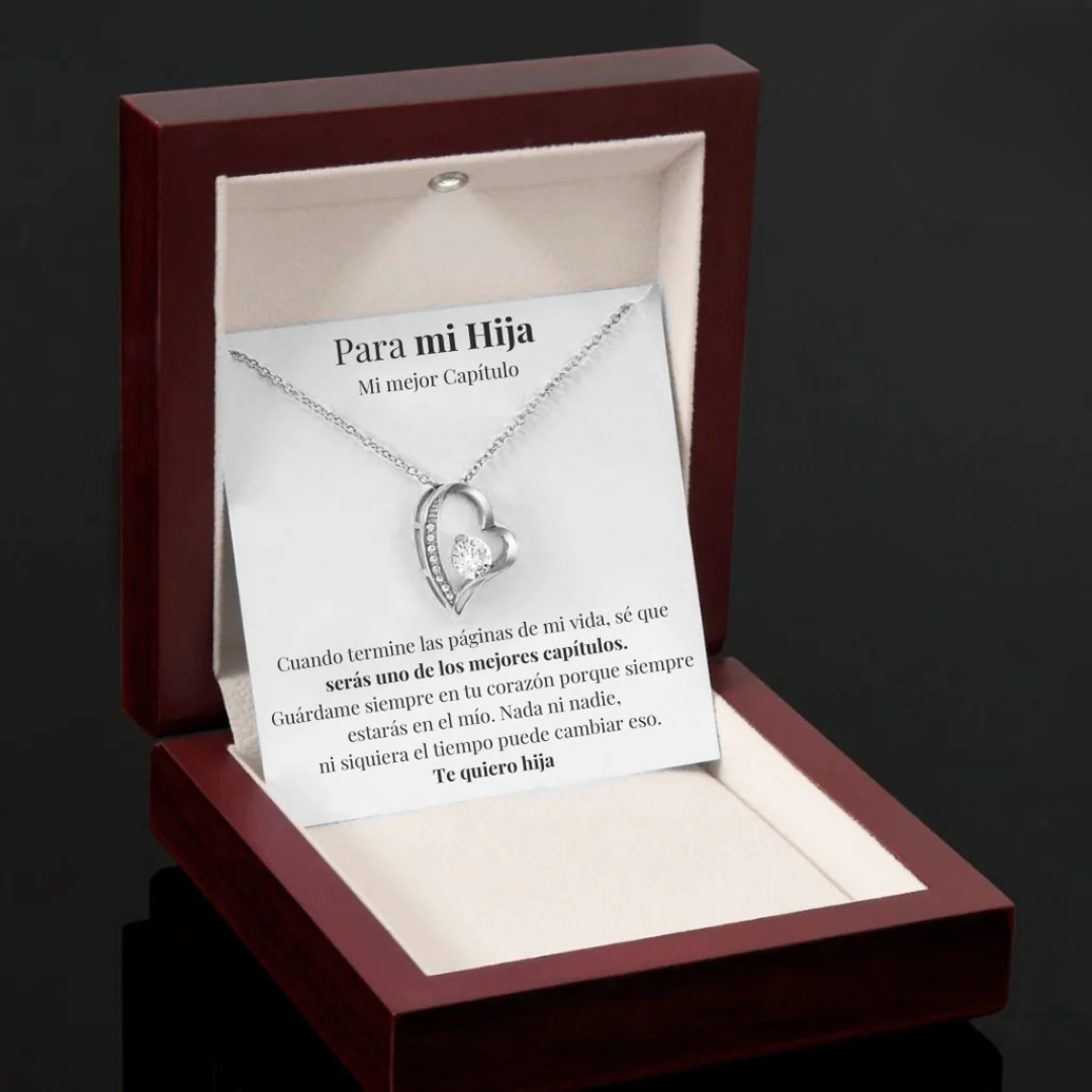 Collar Amor-Eterno™ para Mi Hija (con carta especial)