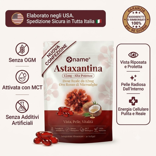 Oname Astaxantina 12mg — Reni sotto controllo? Il primo passo per proteggerli inizia da qui.