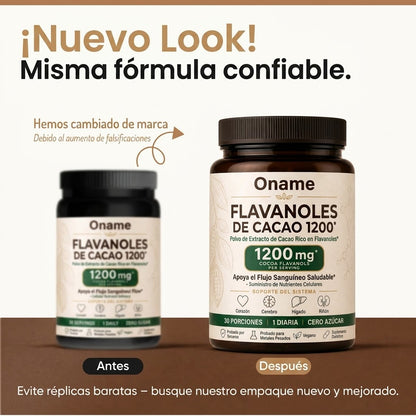Oname: Polvo de flavanoles y flavonoides de cacao