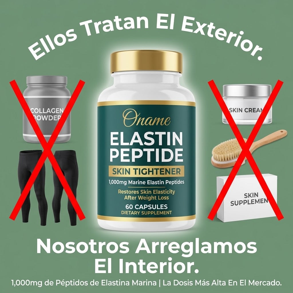 Reafirma la piel flácida de forma natural con péptidos de elastina marina.