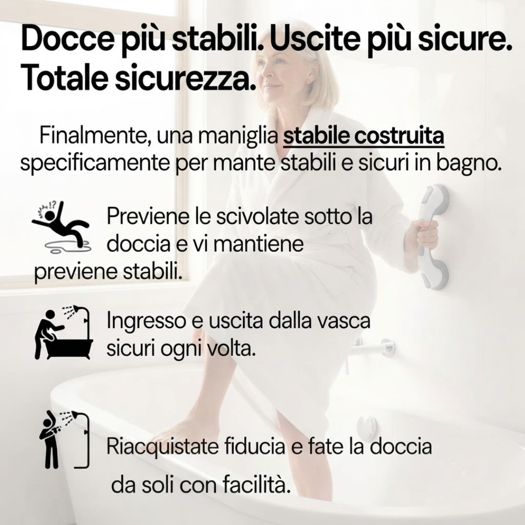 Maniglione di sicurezza per doccia