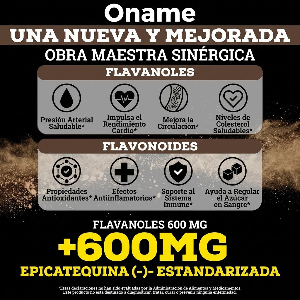 Oname: Polvo de flavanoles y flavonoides de cacao