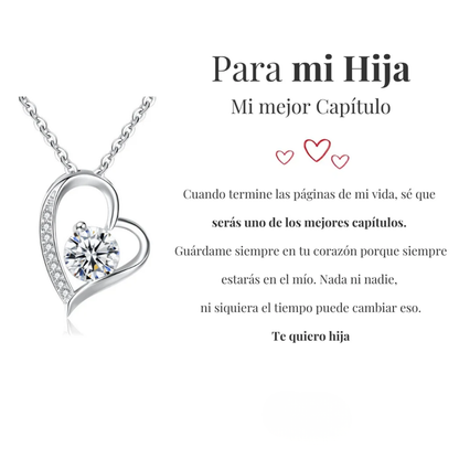 Collar Amor-Eterno™ para Mi Hija (con carta especial)