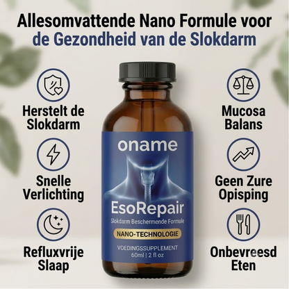 oname EsoRepair™ | Nano-Sublinguale Slokdarmhersteller.