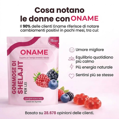 Oname | Caramelle allo shelajit