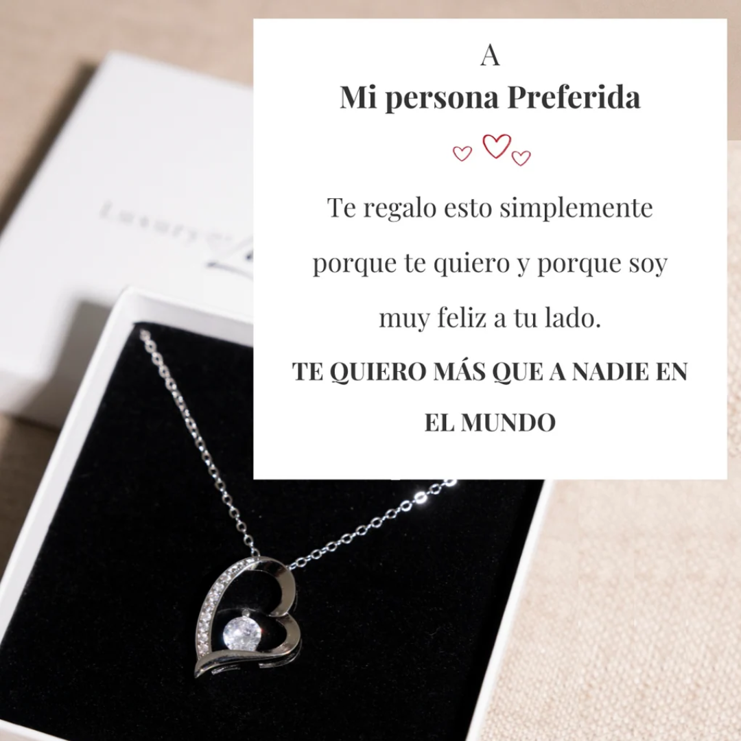 Collar Amor-Eterno™ para mi Amor (con carta especial)
