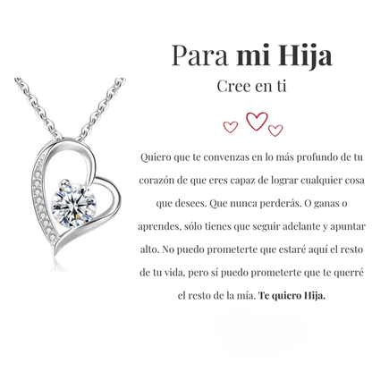 Collar Amor-Eterno™ para Mi Hija (con carta especial)