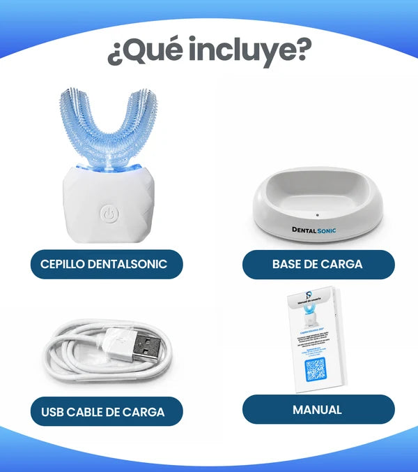 Cepillo Dental Sonic 360° Ultrasónico Blanqueador