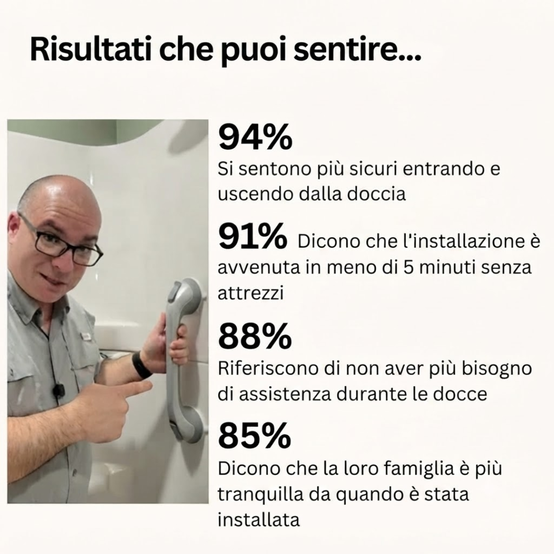 Maniglione di sicurezza per doccia