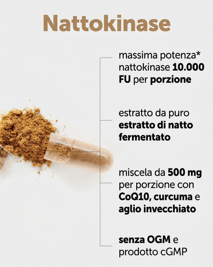 Oname  | Complesso di nattokinasi 12.000 FU - 60 capsule vegetariane