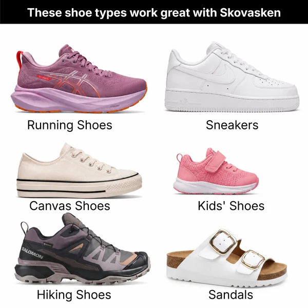 Get spotless shoes in just 30 minutes, straight from your washing machine