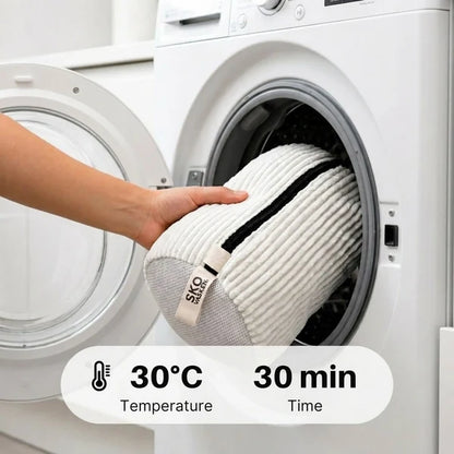 Get spotless shoes in just 30 minutes, straight from your washing machine