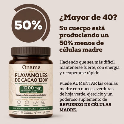 Oname: Polvo de flavanoles y flavonoides de cacao