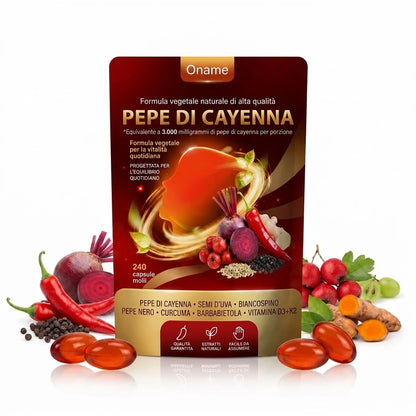 Formula a base di erbe di Cayenna