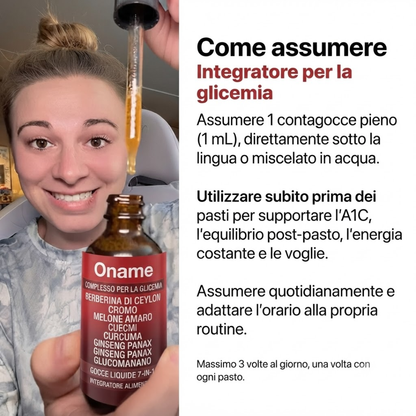 Oname | Complesso Glicemico 7-in-1