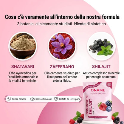 Oname | Caramelle allo shelajit