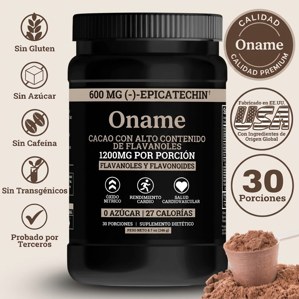 Oname: Polvo de flavanoles y flavonoides de cacao