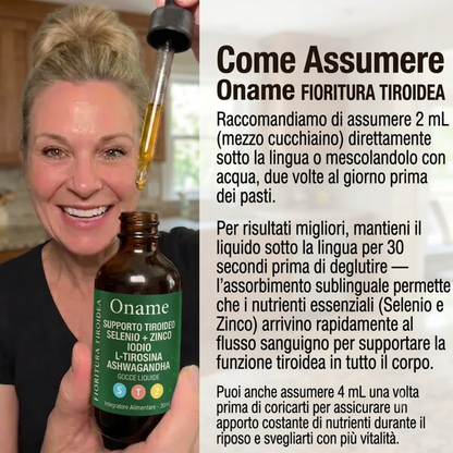 Oname | Gocce di Supporto per la Tiroide