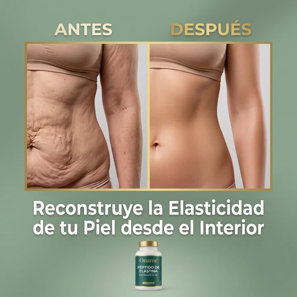 Reafirma la piel flácida de forma natural con péptidos de elastina marina.