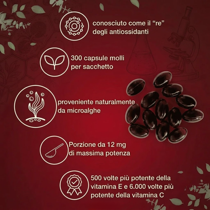 Oname Astaxantina 12mg — Reni sotto controllo? Il primo passo per proteggerli inizia da qui.