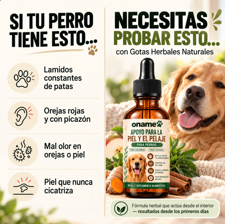 Fórmula Veterinaria Natural para Eliminar Hongos en Perros