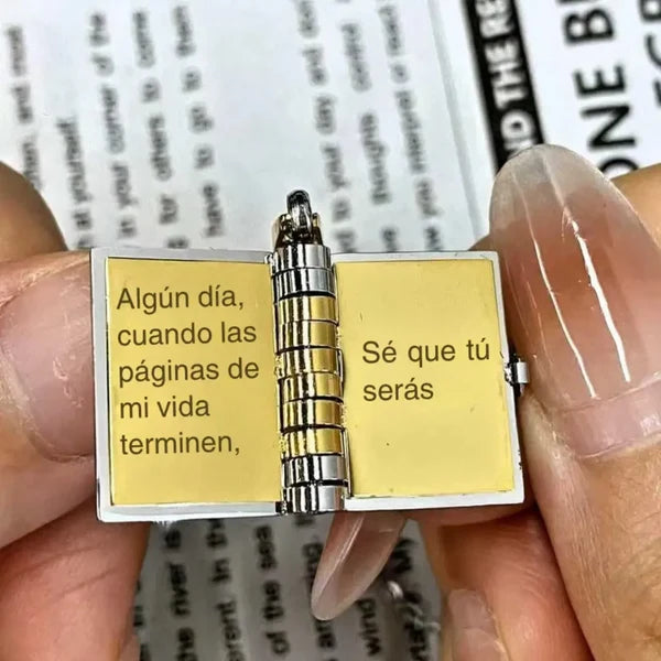 📘 Collar Libro para Mi Hija