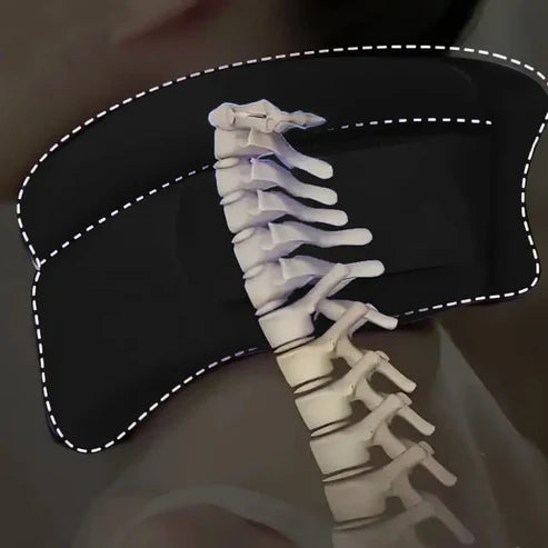 Oname™ Supporto Cervicale Notturno — Respirazione Libera & Anti-Russamento