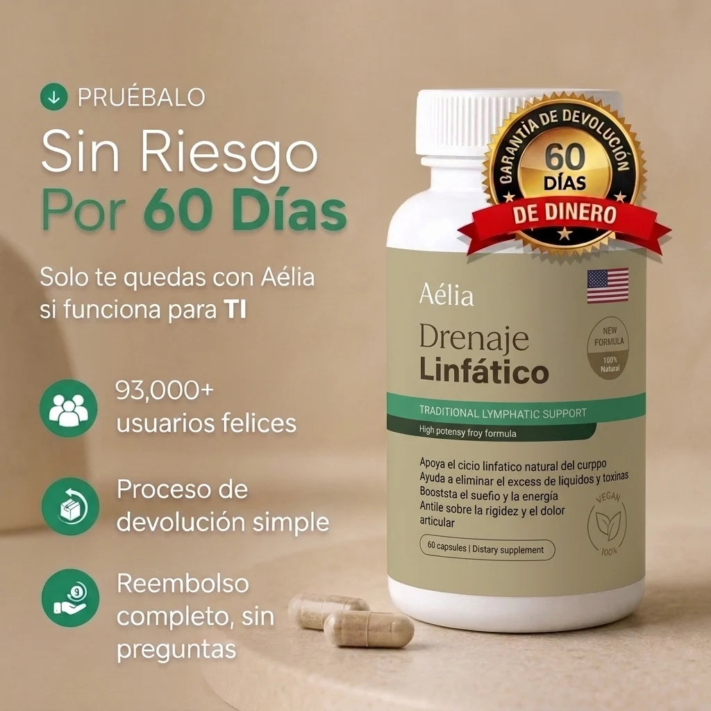 Nueva Fórmula de Máxima Potencia – Cápsulas de Drenaje Linfático