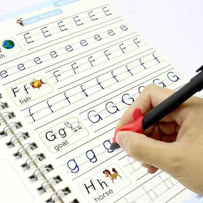 Oname Reusable Grooved Handwriting Workbook for Kids
