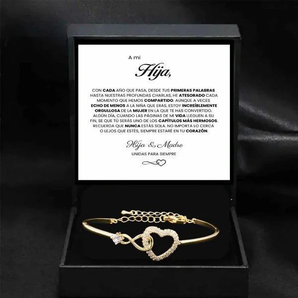 Pulsera Corazón A Mi Hija | Siempre Unidas Madre e Hija