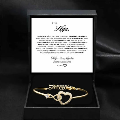 Pulsera Corazón A Mi Hija | Siempre Unidas Madre e Hija