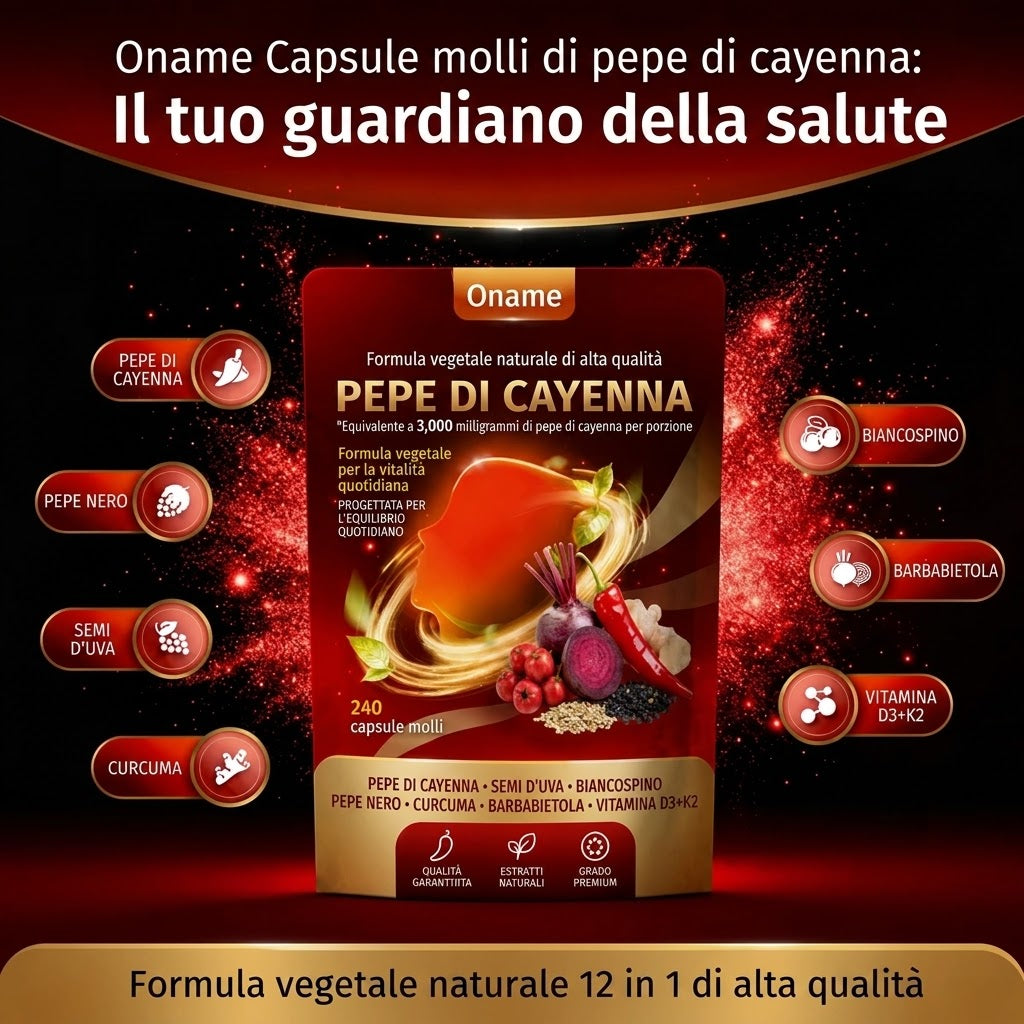 Formula a base di erbe di Cayenna