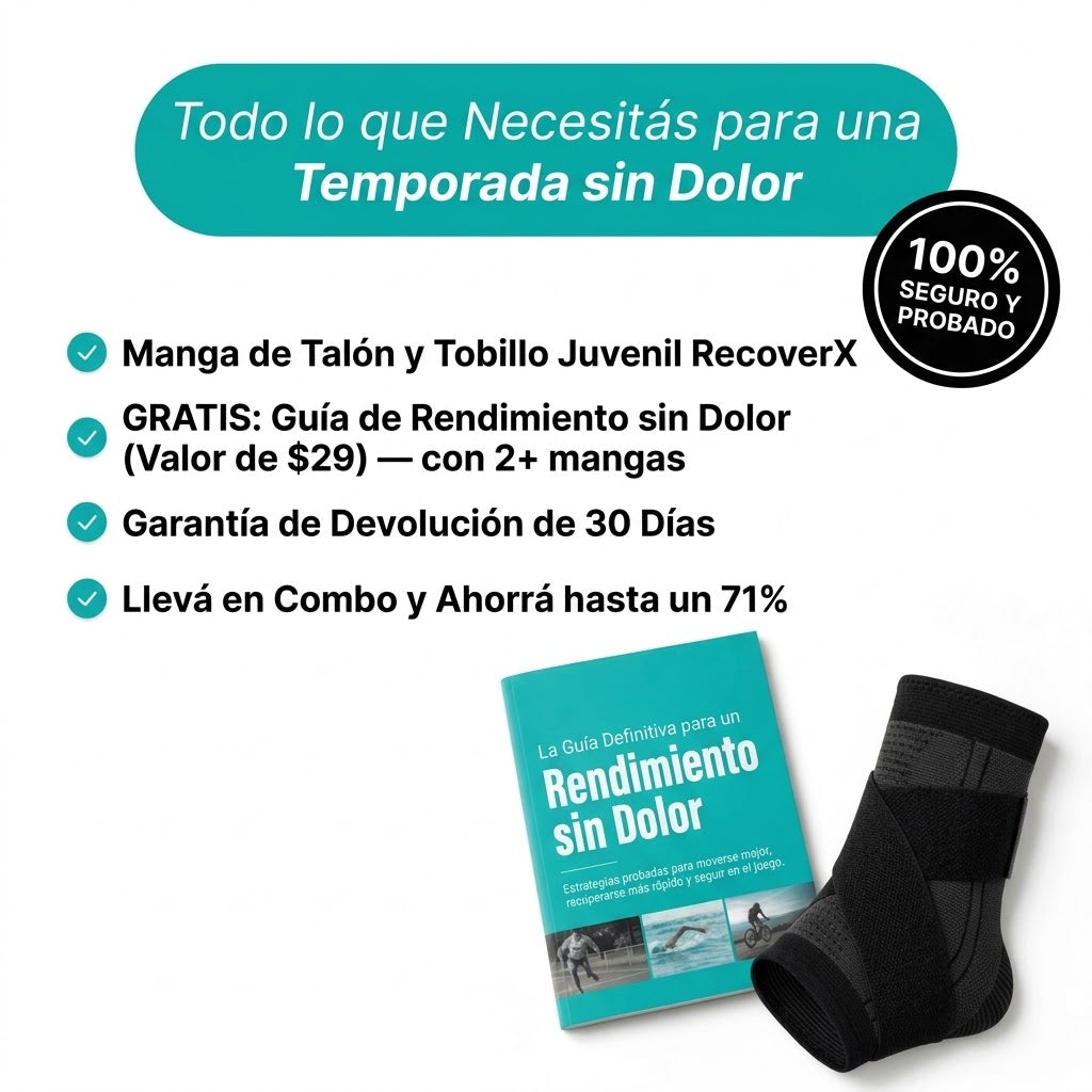 Oname - Funda de soporte para el talón y la placa de crecimiento en jóvenes