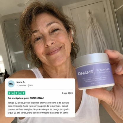 Oname®: Crema para estirar y levantar el cuello