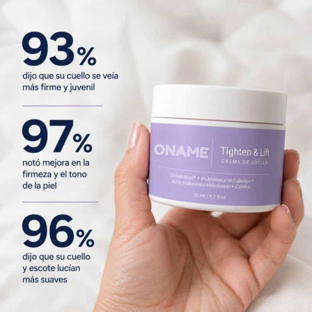 Oname®: Crema para estirar y levantar el cuello