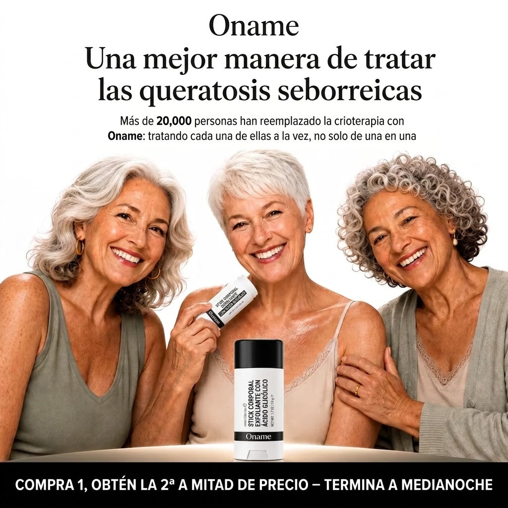 Oname | Barra corporal de ácido glicólico suave y uniforme