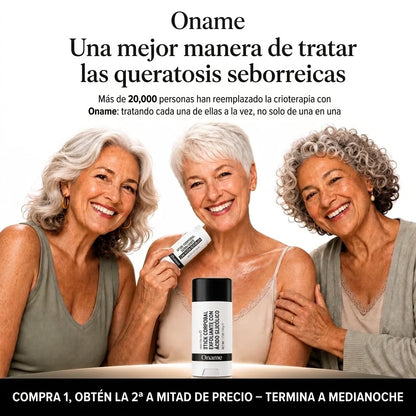 Oname | Barra corporal de ácido glicólico suave y uniforme