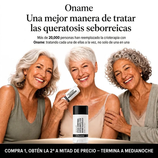 Oname | Barra corporal de ácido glicólico suave y uniforme