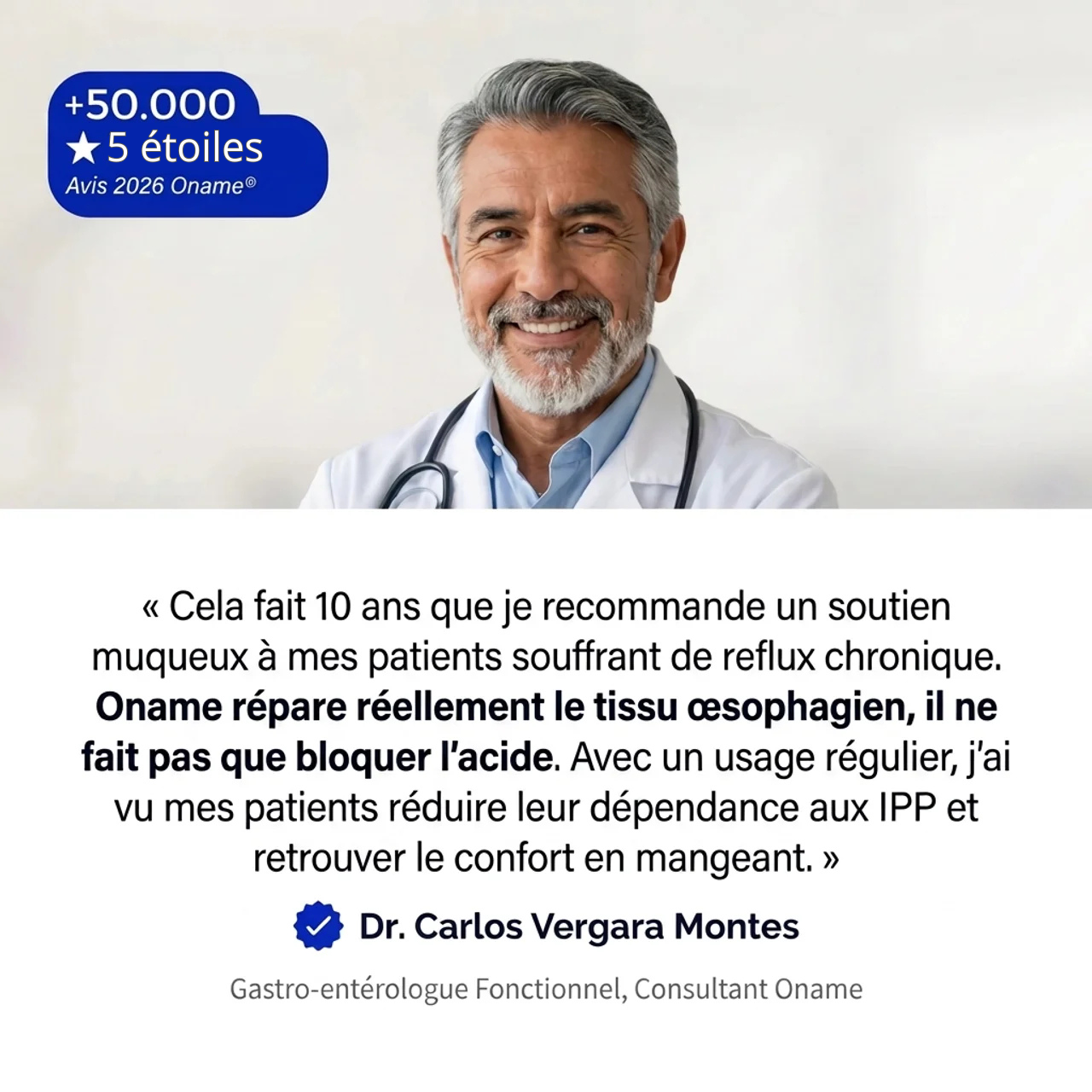 Oname EsoRepair™ | Réparateur œsophagien nano-sublingual