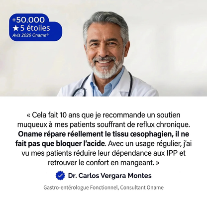 Oname EsoRepair™ | Réparateur œsophagien nano-sublingual