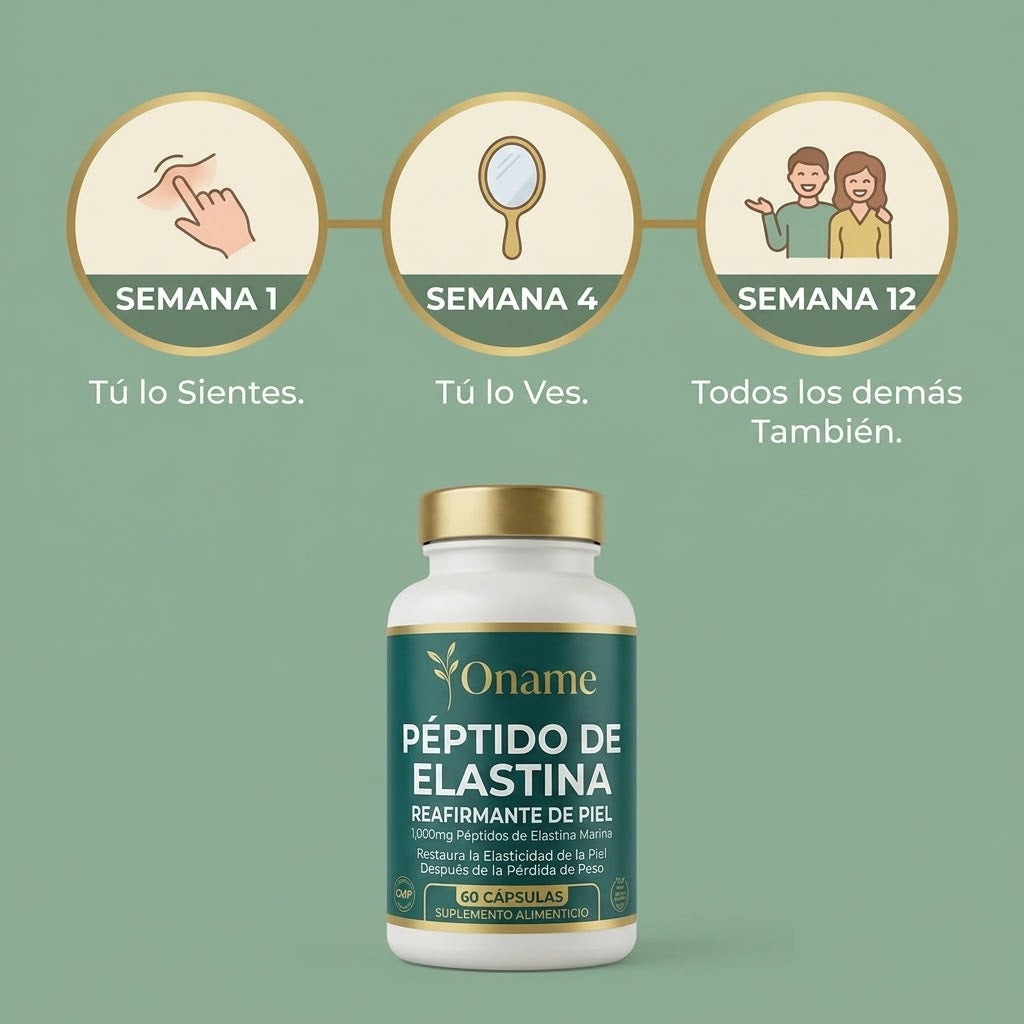 Reafirma la piel flácida de forma natural con péptidos de elastina marina.