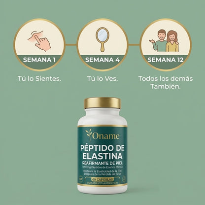 Reafirma la piel flácida de forma natural con péptidos de elastina marina.