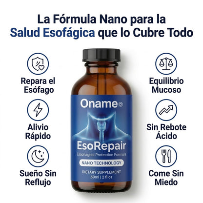 Oname EsoRepair™ | Fórmula nano-líquida que repara el tejido esofágico