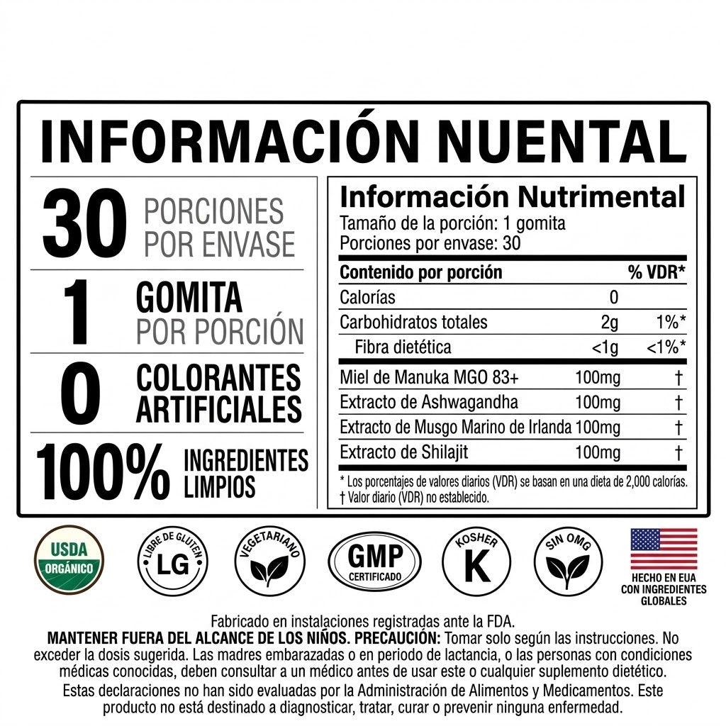 La Vitalidad real que puedes sentir.