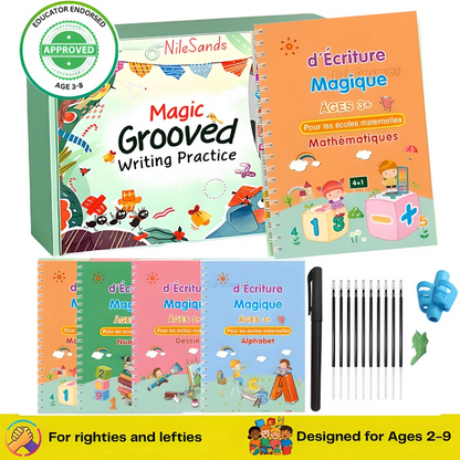 Oname Reusable Grooved Handwriting Workbook for Kids