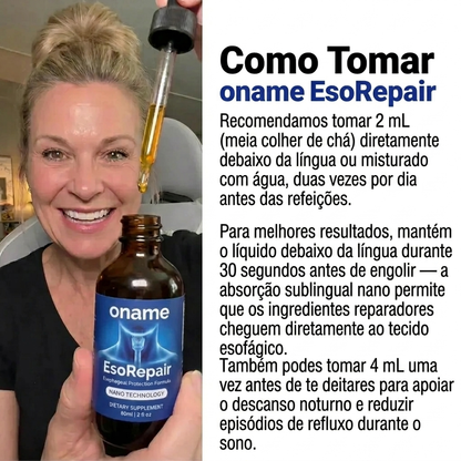 Oname EsoRepair™ | Reparador esofágico nano-sublingual
