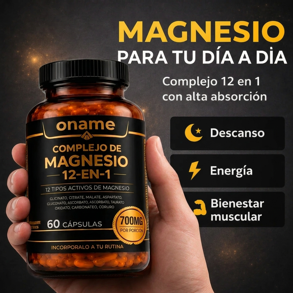 Oname Max | Complejo de Magnesio 12 en 1